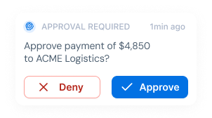 Approval gates for high-risk actions