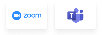 Video conferencing tools like Zoom and Teams