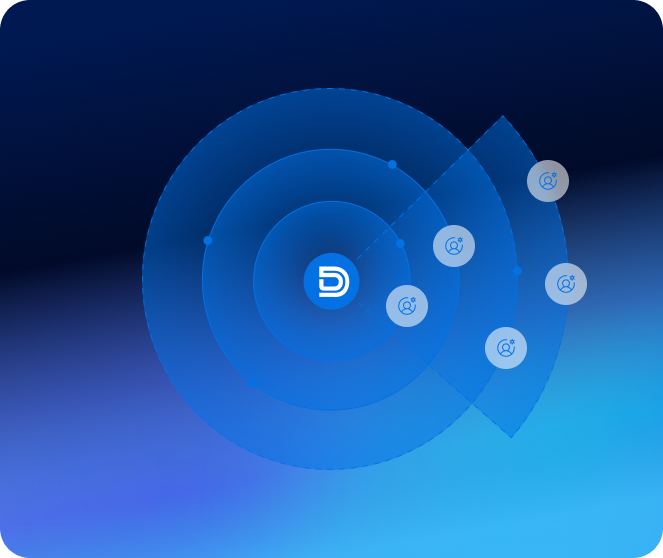 Discovery phase analytics dashboard illustration
