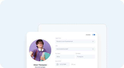 Comprehensive user profiles with customizable fields