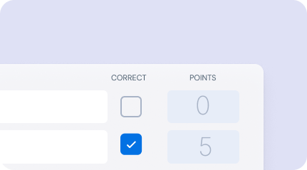 Timed tests & automated grading options
