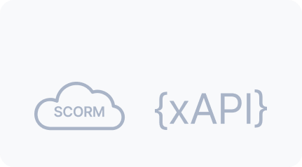 SCORM and xAPI compliance for interoperability