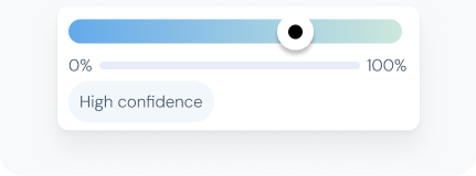 Prediction confidence scoring