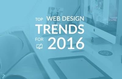 Top web design trends you must know for 2016