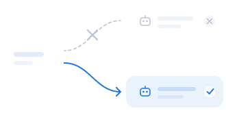 Fallback agentrouting