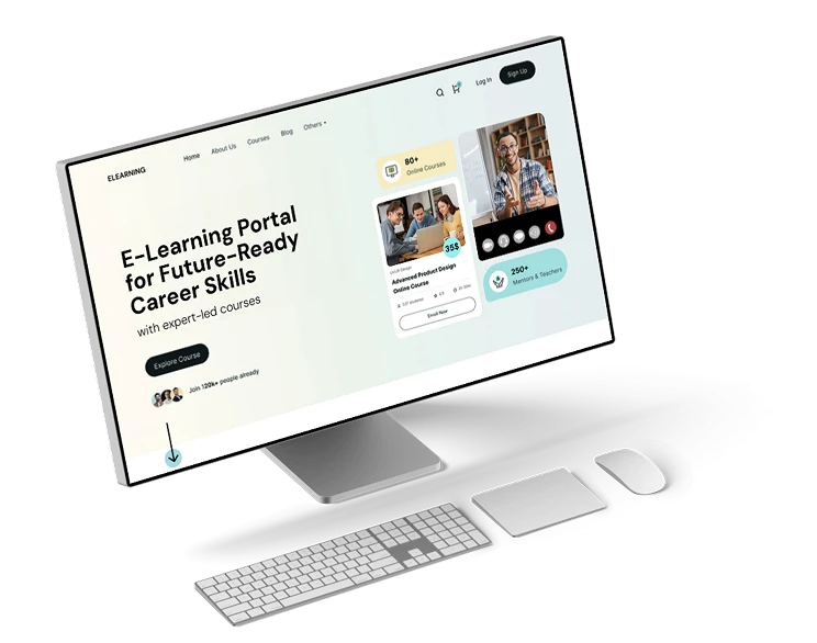 Custom eLearning Portal