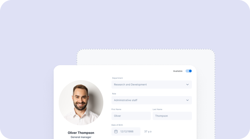 Instant profile creation