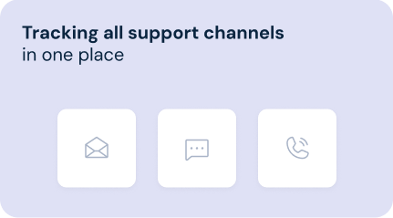 Tracking all support channels in one place
