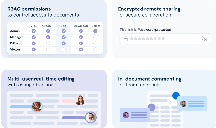Secure Document Sharing & Collaboration
