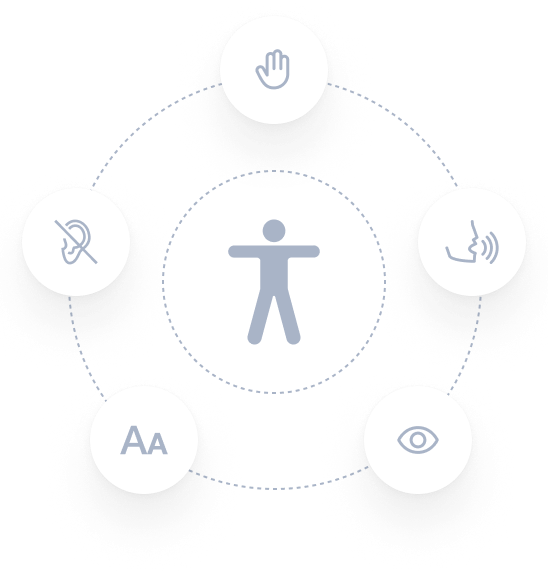 Accessibility is designed to meet WCAG 2.1 guidelines