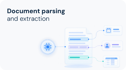 Document parsing
and extraction