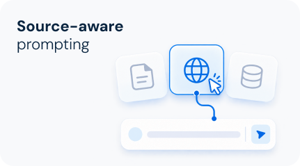 Source-aware
prompting
