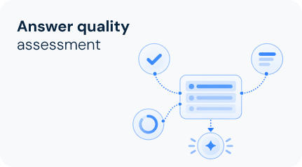 Answer quality
assessment