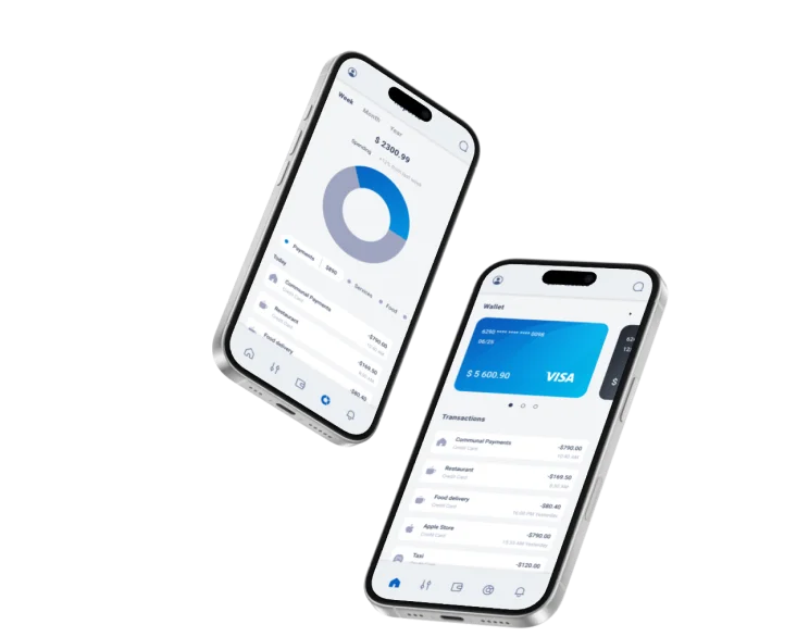 Mobile payment app on a phone