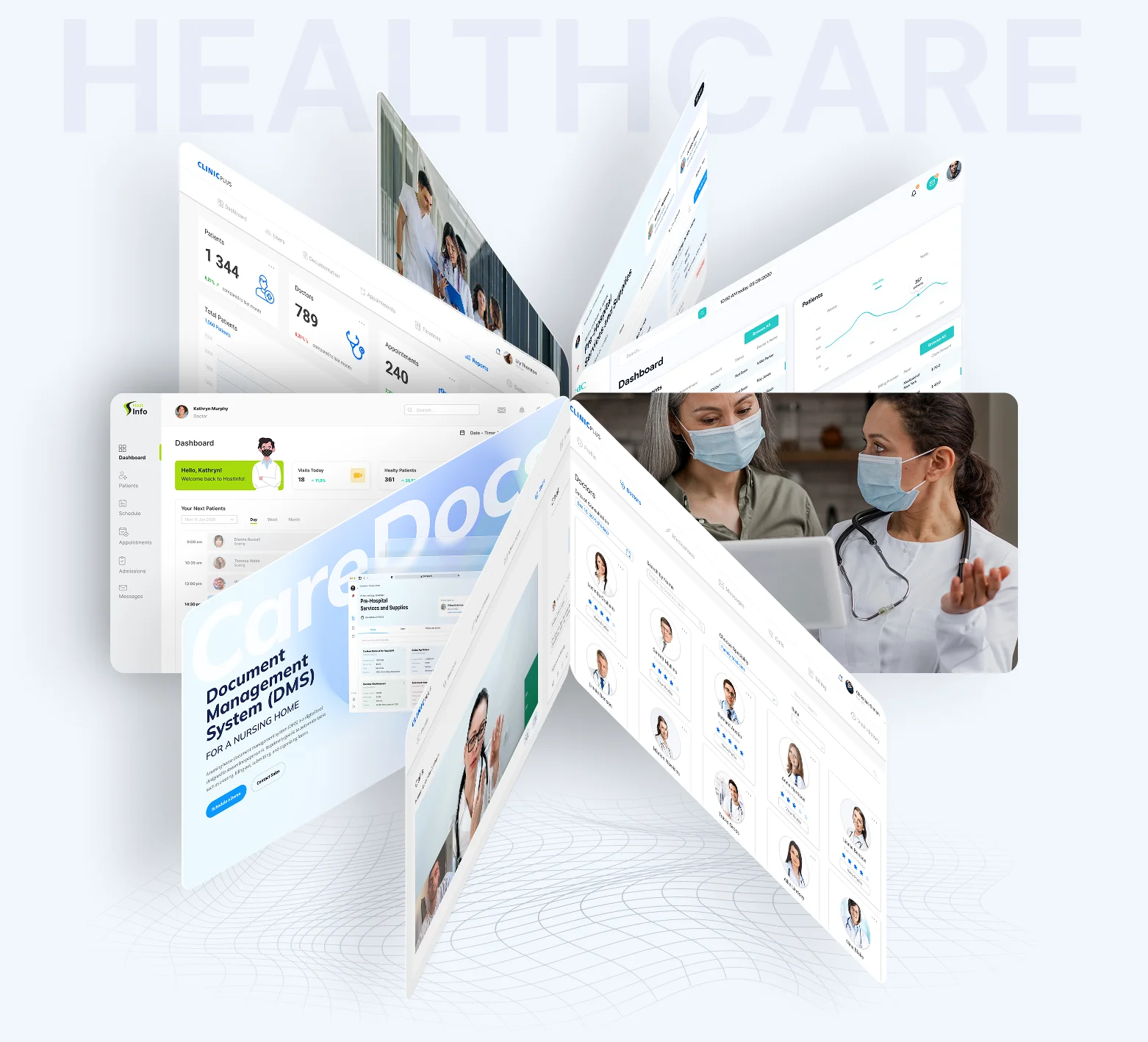 Healthcare software platforms developed by DDI