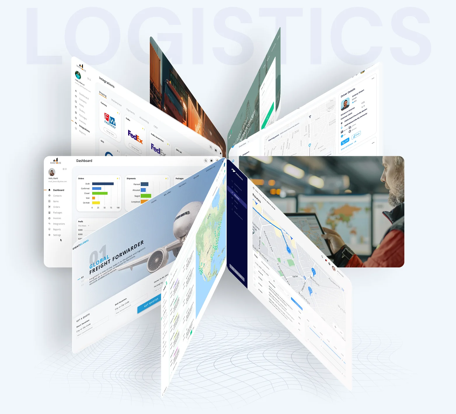 Logistics software platforms developed by DDI
