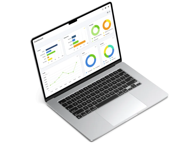 Inventory and order management system on a tablet